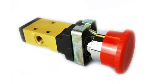 Emergency Stop Valve with Two Position Button