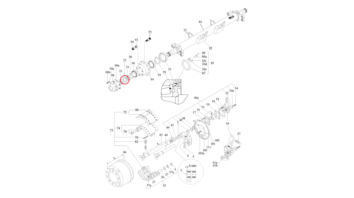 M70 Locking Tab Washer