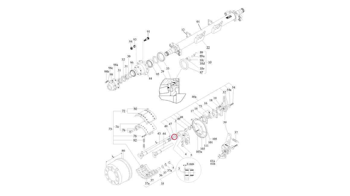 Camshaft 'O' Ring