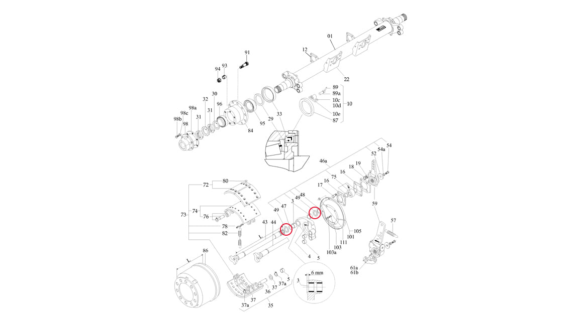 Camshaft Washer Cam End