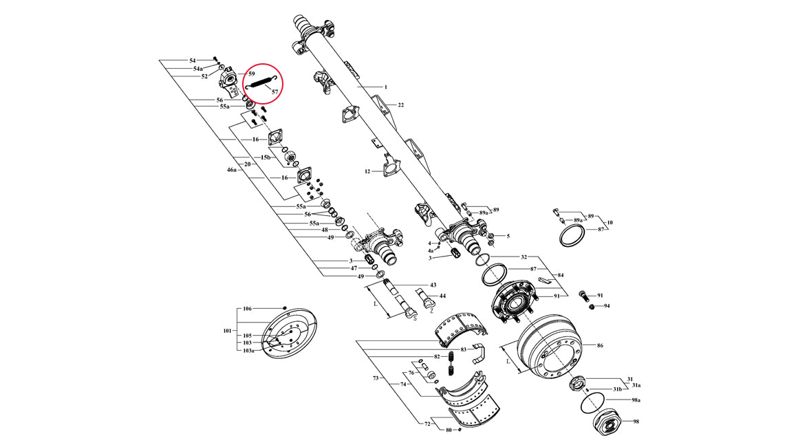 Slack Adjuster Return Spring