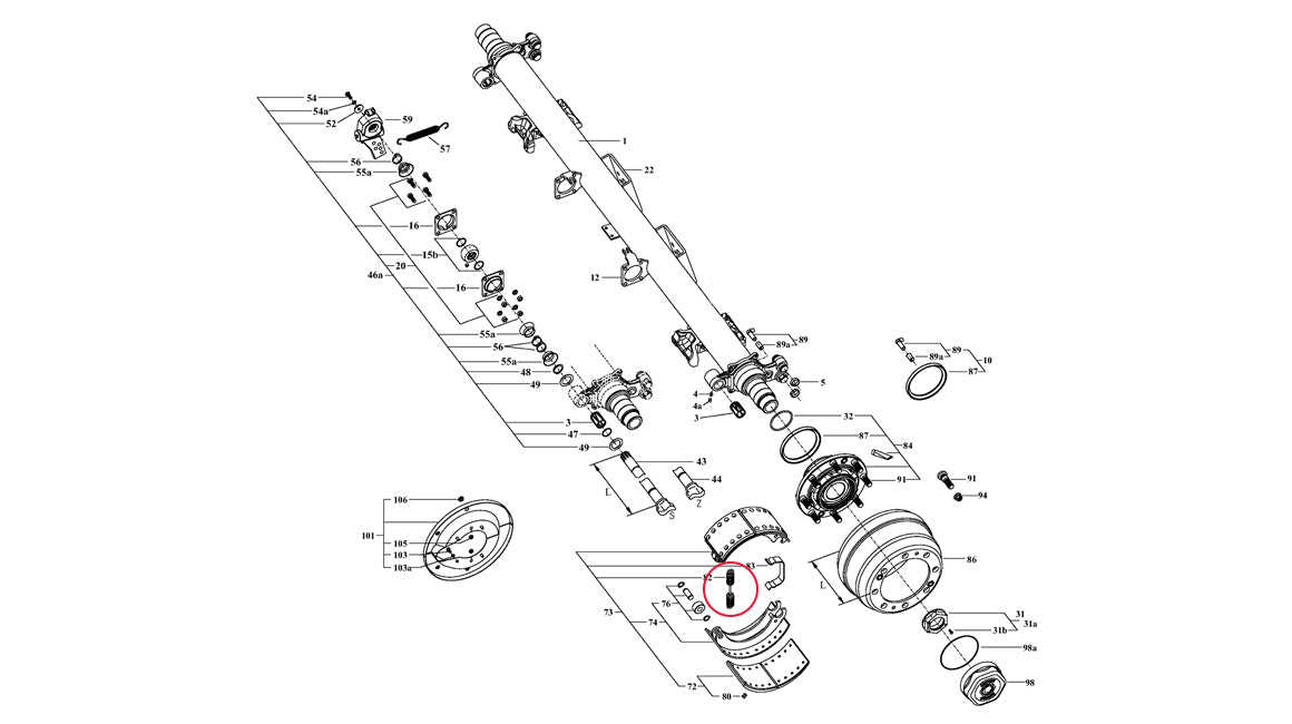Brake Shoe Return Spring