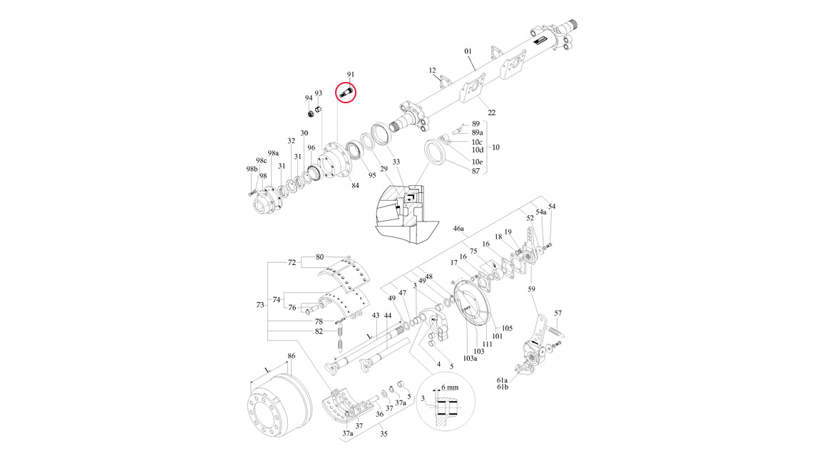 M22 x 1.5 Wheel Nut