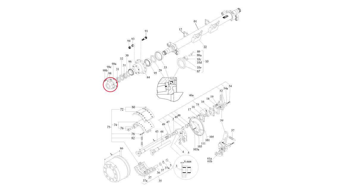 Hub Cap for SAE Axle