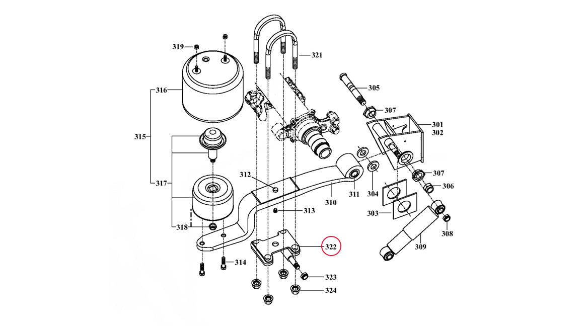 Spring Support Plate L/H