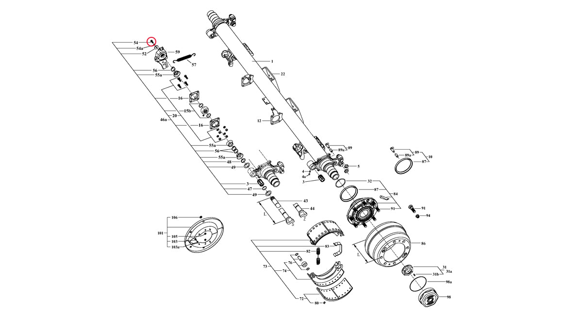 M10x25 Camshaft Bolt