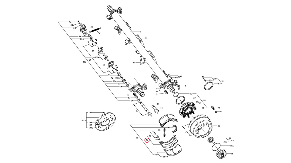 Brake Shoe Ironwork