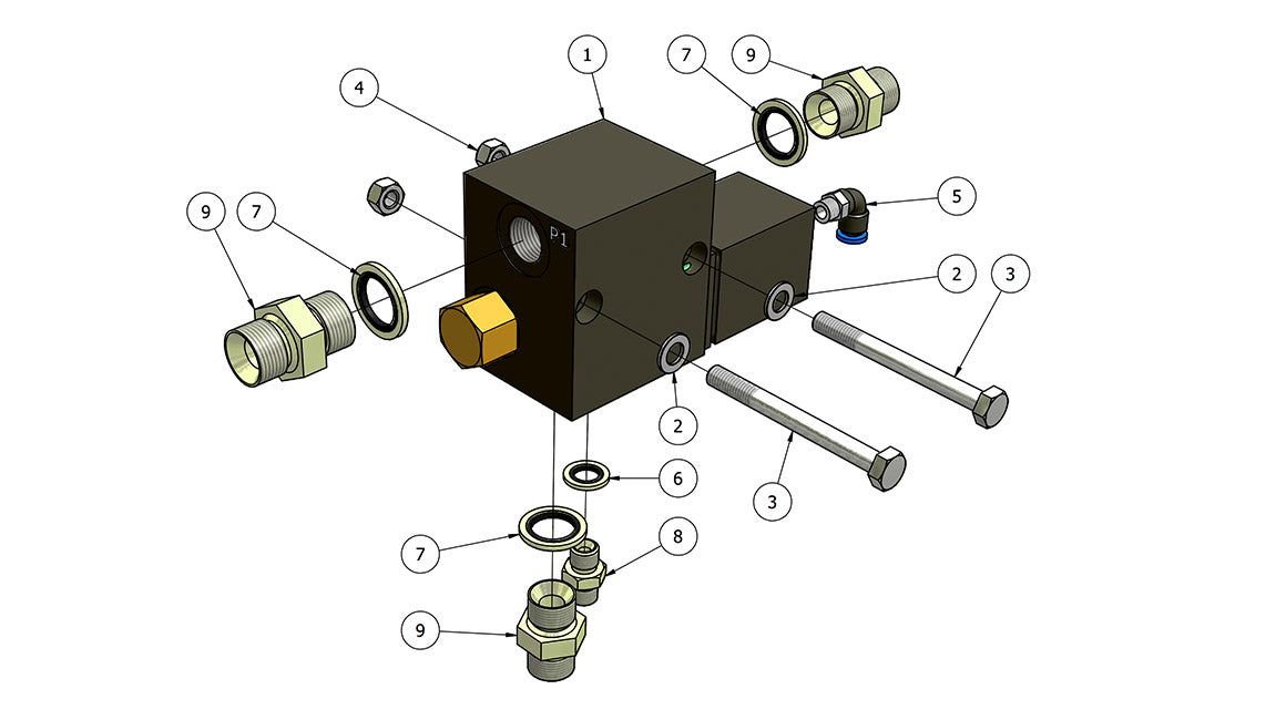 Emergency Stop Air Pilot & Pressure Reducing Valve