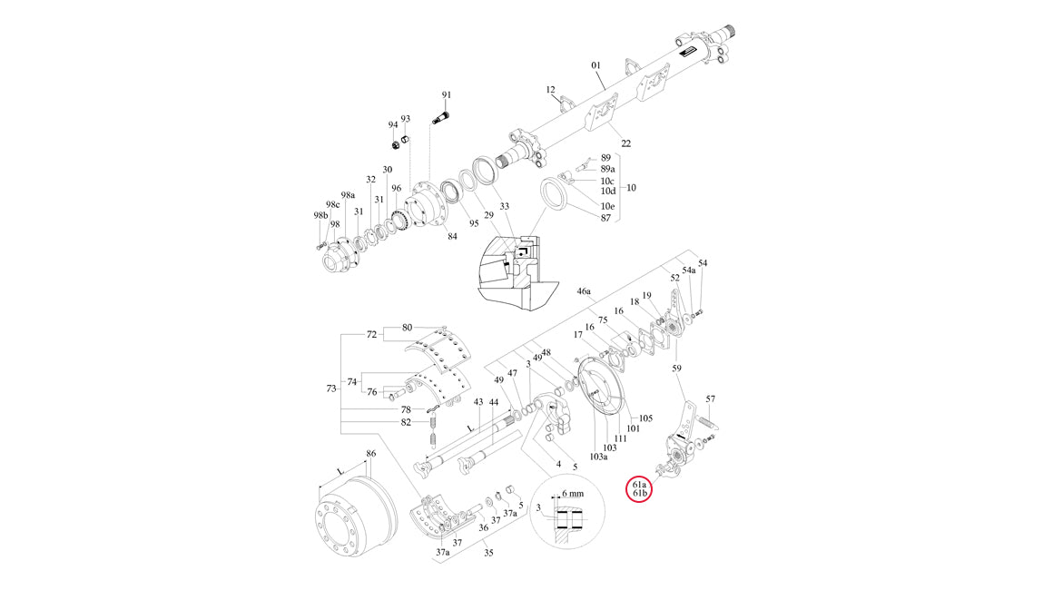 Slack Adjuster Bracket O/S